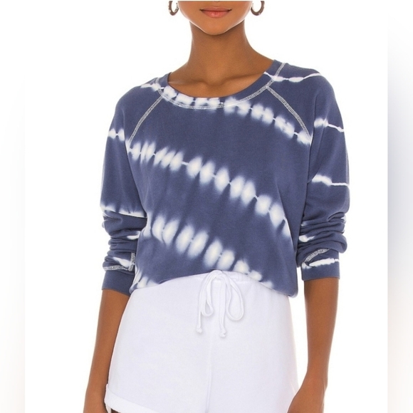 Rails Theo Sweatshirt in Sapphire Tie Dye Size M - Picture 14 of 14